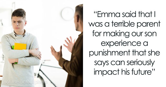 Dad Thinks Son Deserved The Punishment After He Was Caught Cheating, Mom Is Mad