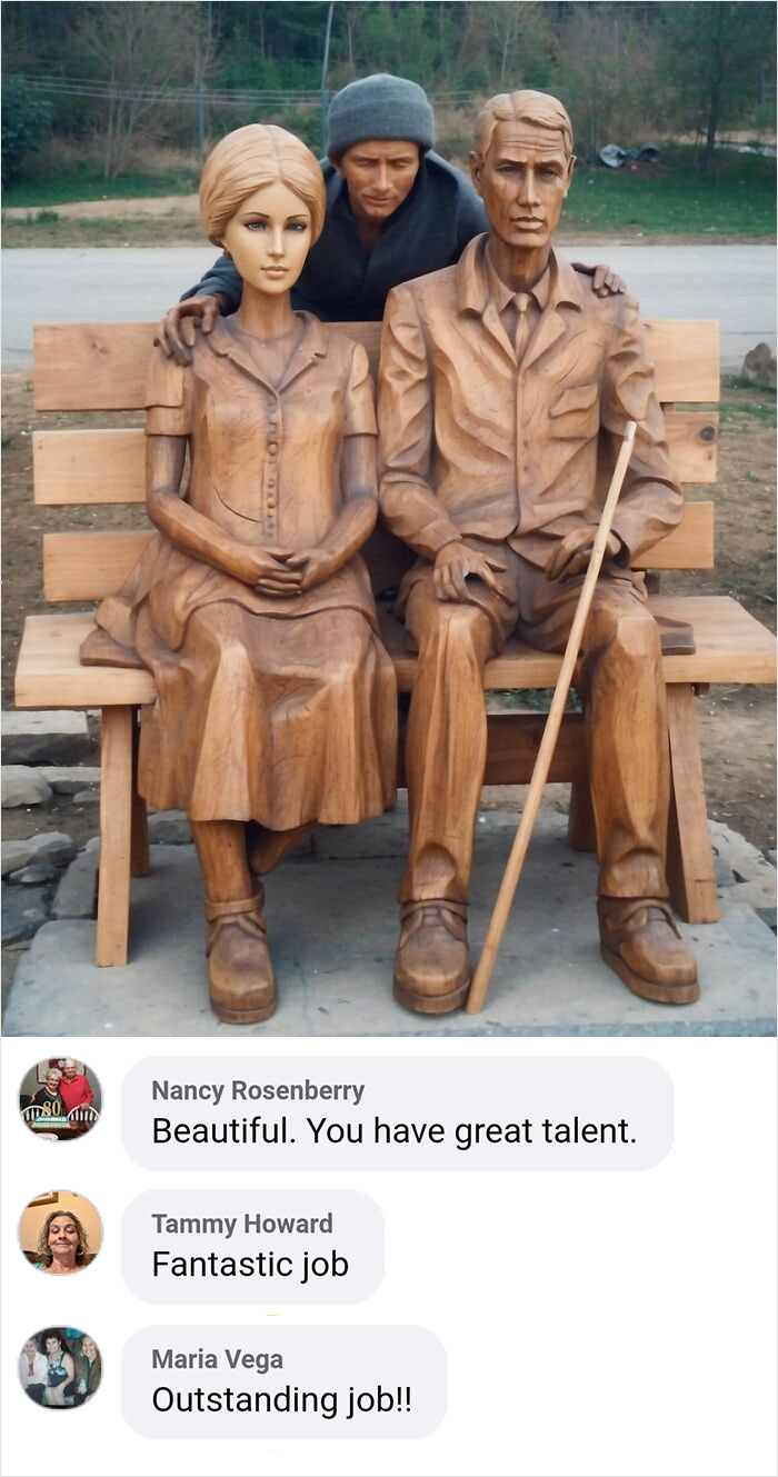 Made This Wooden Sculpture With My Own Hands!