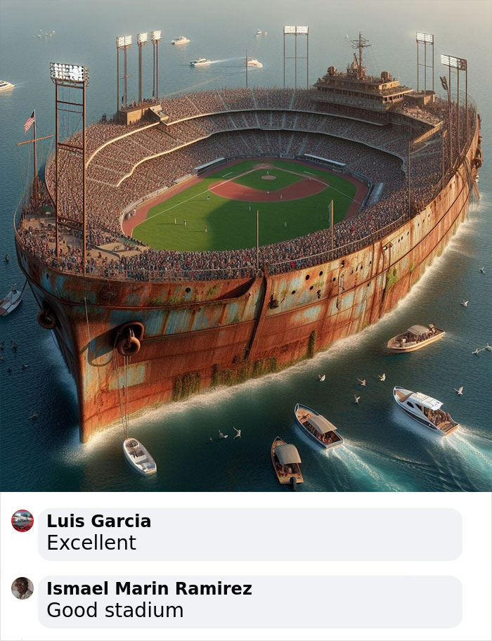 Ship Forgotten At Sea, Where They Built A Baseball Stadium
