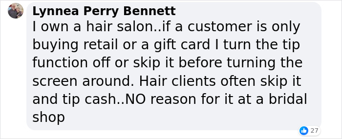 &ldquo;They Saw The Blood Leave My Body&rdquo;: Woman Refuses To Tip 10% At Bridal Store