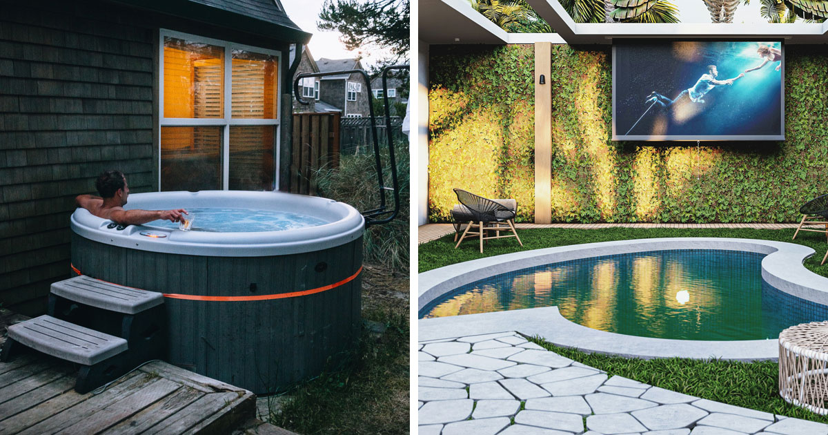 Compilation of Hot tub and dipping pool