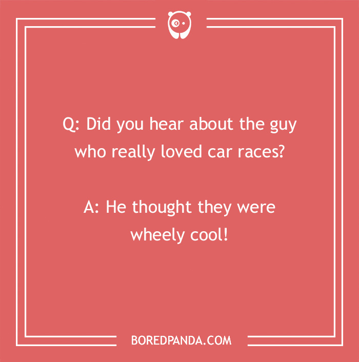 140 Racing Jokes That'll Drive You Mad With Laughter