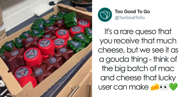 Man Goes Viral For Getting 36 Cheeses From Food Waste App, It Gets Even Better When Company Responds