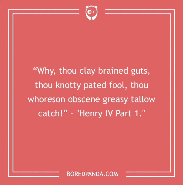 100 Shakespeare Insults That Are A Blast To Read