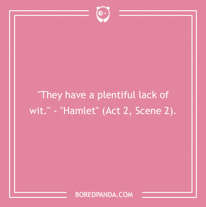 100 Shakespeare Insults That Are A Blast To Read