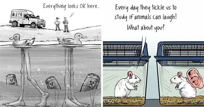 35 Hilarious One-Panel Comics By Derek Evernden With Darker Undertones (New Pics)