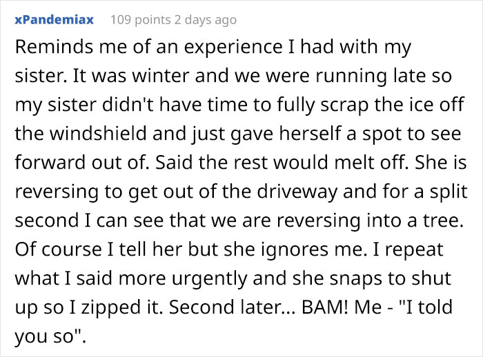 “I Wasted 2 Hours Of My Sister’s Time Because She Refused To Listen To Me” “I Wasted 2 Hours Of My Sister’s Time Because She Refused To Listen To Me”