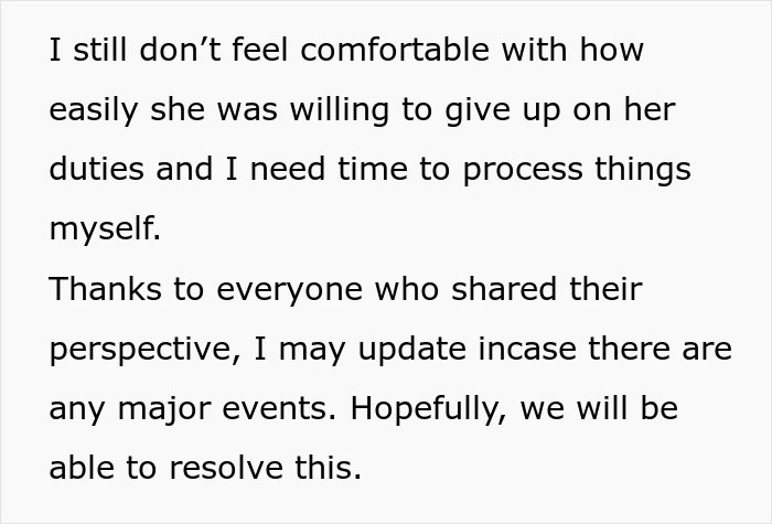 Husband Is Thinking Of Ending His Marriage After His Wife Asks For A Month Off From Being A Mom