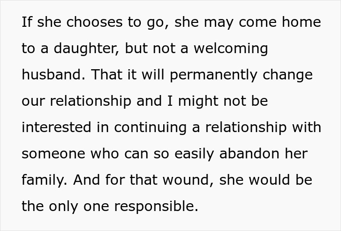 Husband Is Thinking Of Ending His Marriage After His Wife Asks For A Month Off From Being A Mom
