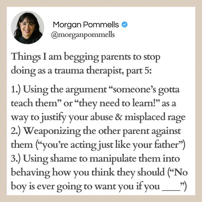 "I Am Begging Parents To Stop": Therapist Lists The Absolute Worst Behaviors That Cause Trauma "I Am Begging Parents To Stop": Therapist Lists The Absolute Worst Behaviors That Cause Trauma