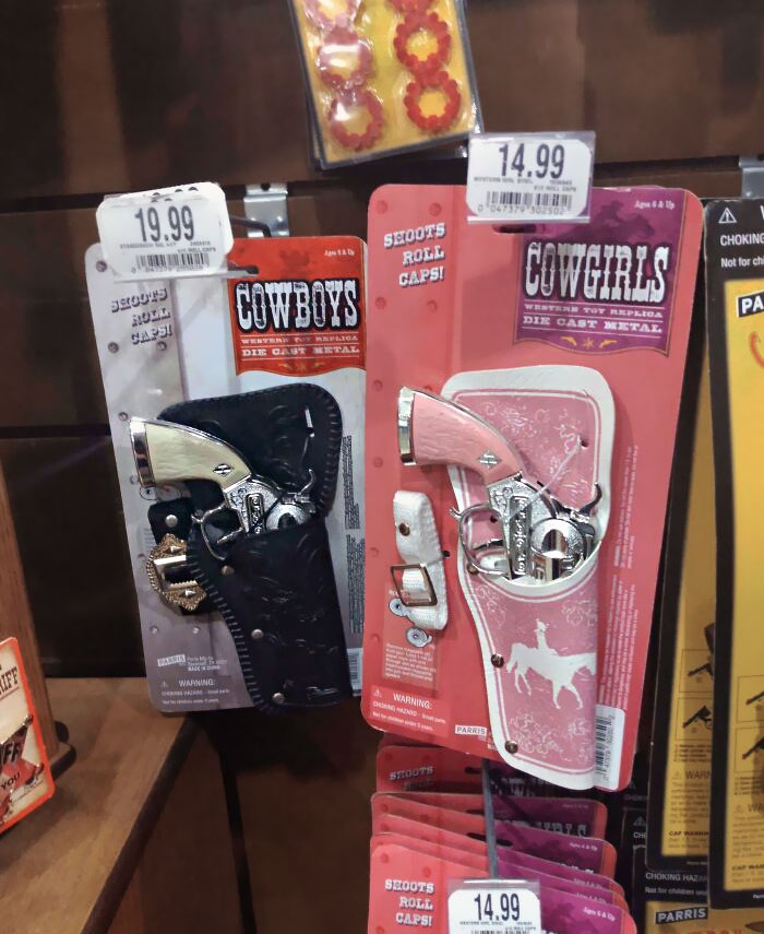 Apparently, Girls Can't Like Guns If They Aren't Pink