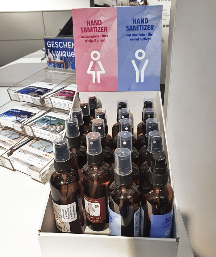 Make Sure You Are Using Your Gender's Hand Sanitizer