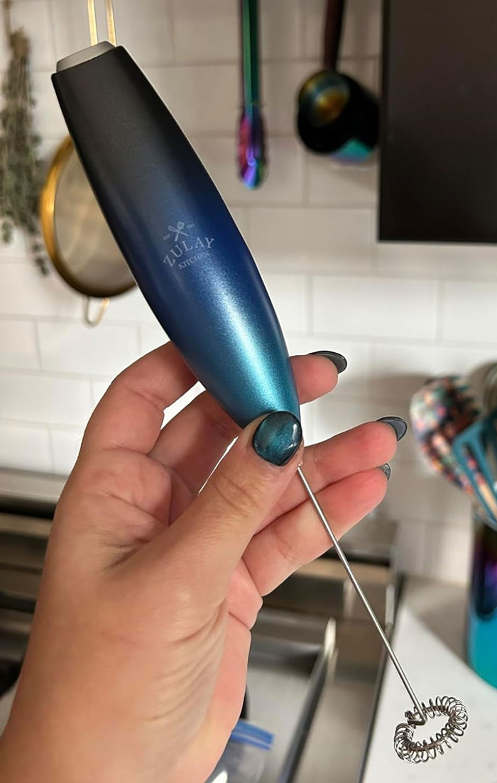 Boost His Morning Brew Game With Zulay's Powerful Milk Frother – The Hassle-Free Way To Foamy Coffee-House Style Drinks At Home!