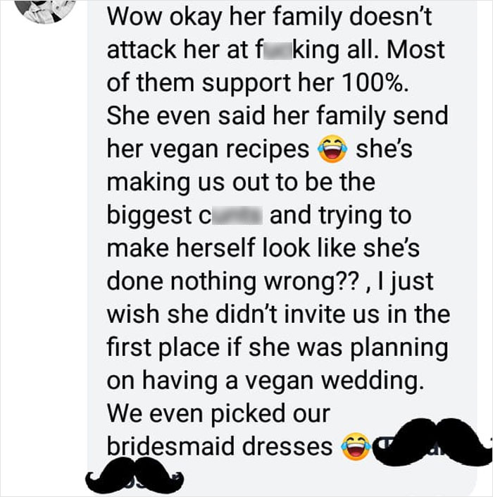 Vegan Bride Uninvites All Meat-Eaters, Goes Viral For All The Wrong Reasons