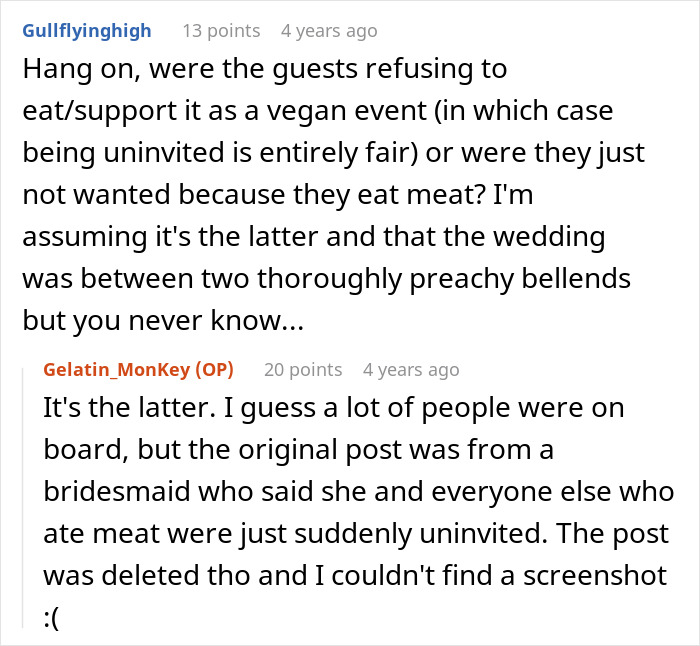 Vegan Bride Uninvites All Meat-Eaters, Goes Viral For All The Wrong Reasons