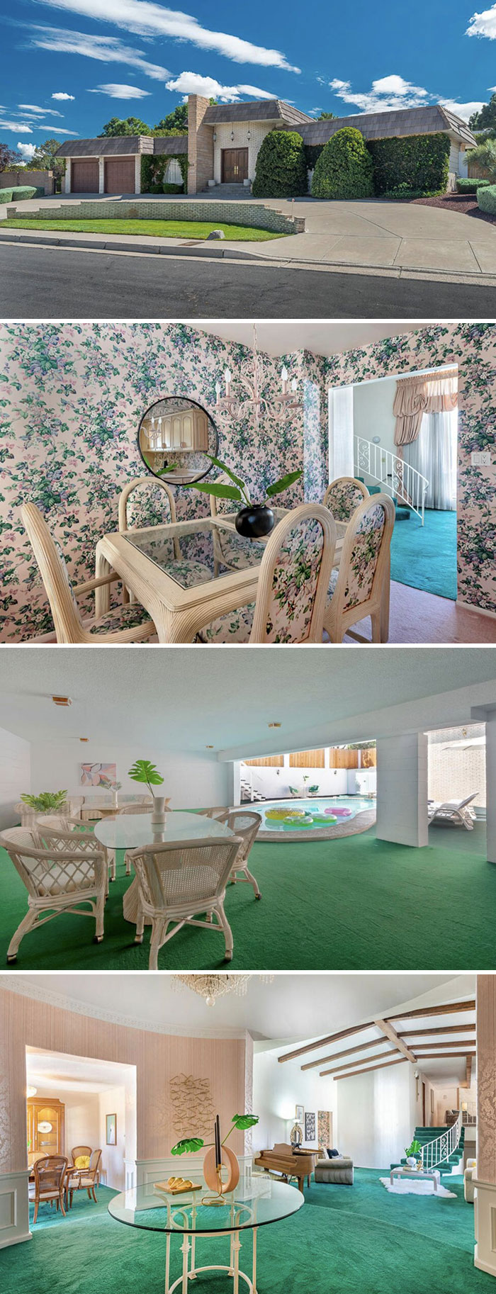 This Home Features Several Multi-Use Spaces, Such As The Foyer/Putting Green