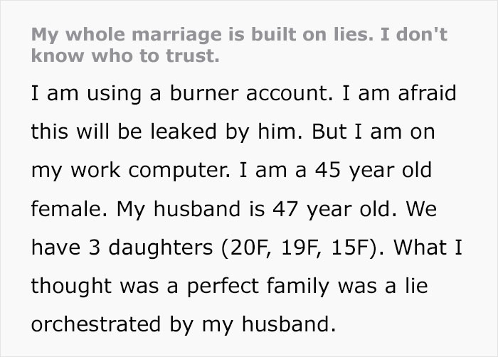 &ldquo;He Spiked My Drink So He Could Save Me&rdquo;: Wife Confronts &ldquo;Creep&rdquo; Husband After Finding His Diary