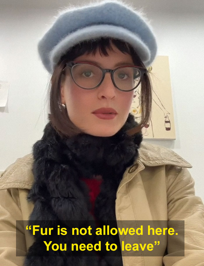 Vegan Gets Kicked Out Of A Bar For Wearing Fur, Starts Questioning Her Morals