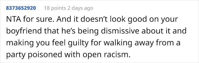 &ldquo;They Weren't Being Racist To You&rdquo;: Guy Defends Racist Family, Ends Up Single