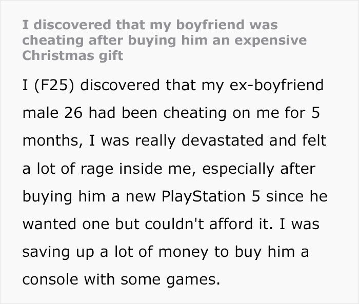 &ldquo;I Trusted My Boyfriend A Lot But She Came With Receipts&rdquo;: Guy Loses GF And PS5 After Christmas