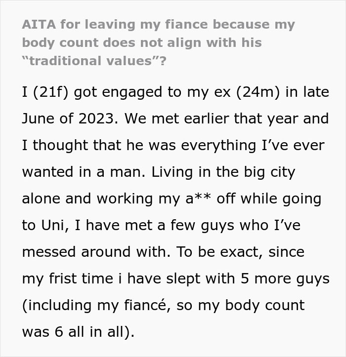 Christian Fianc&eacute; Freaks Out Over Woman&rsquo;s Body Count, She Has Enough And Leaves Him Begging