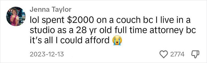 &ldquo;We Can&rsquo;t Afford Anything Else&rdquo;: Woman Explains Why Young People Are Buying Lavish Items