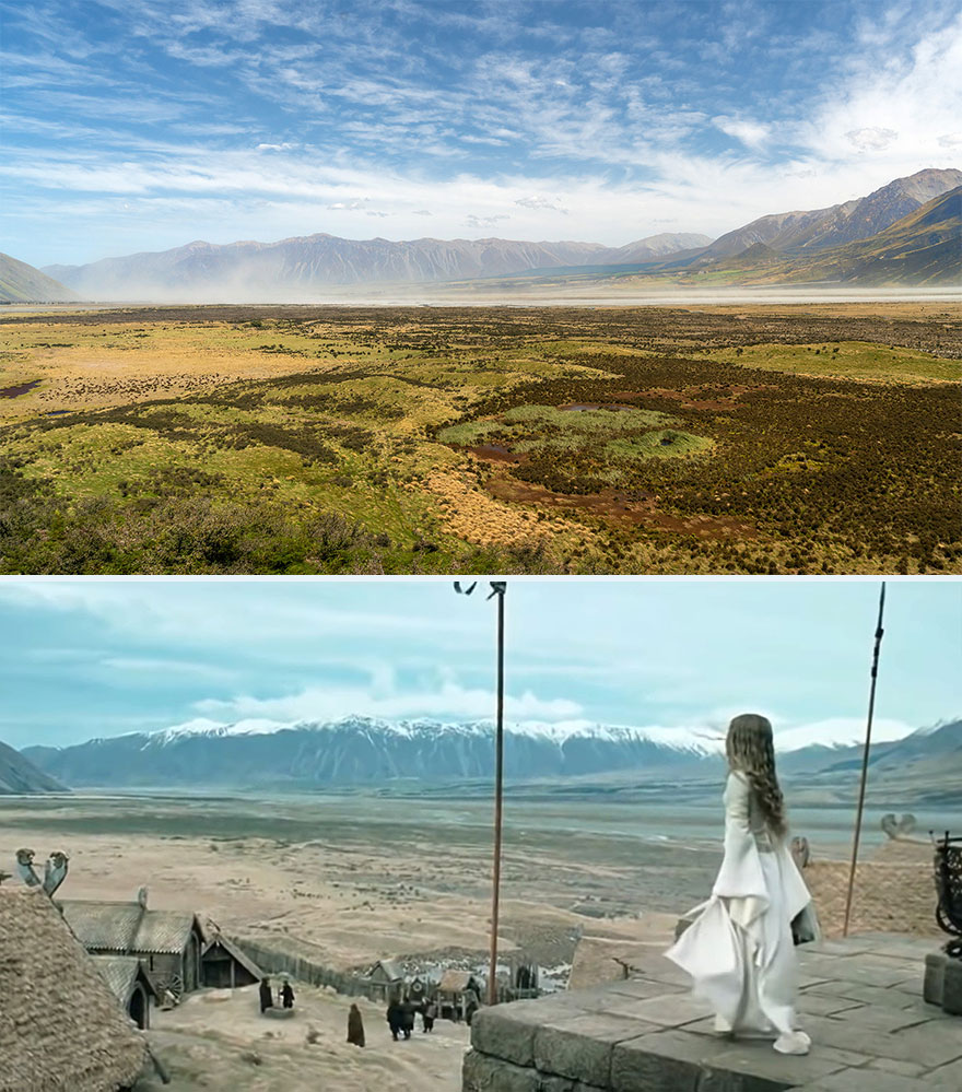 The View From The Golden Hall In Edoras (Mount Sunday)