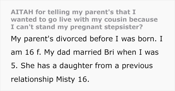 16 Y.O. Fed Up With Pregnant Teen Sister Clinging To Her All The Time, Parents Refuse To Understand 16 Y.O. Fed Up With Pregnant Teen Sister Clinging To Her All The Time, Parents Refuse To Understand