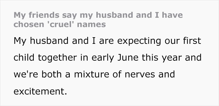 Couple Picked Traditional Names For Their Baby, Start Doubting Them When Friends Laugh At Them Couple Picked Traditional Names For Their Baby, Start Doubting Them When Friends Laugh At Them