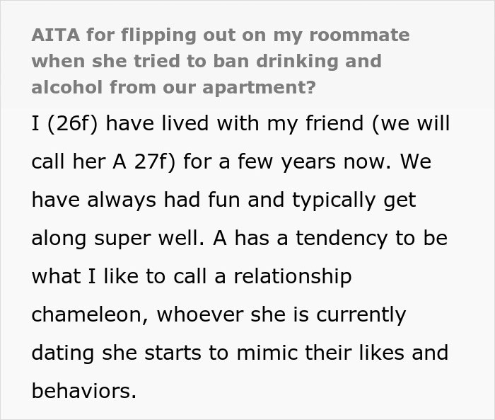 Woman Demands Roommate Adhere To &lsquo;No Alcohol&rsquo; Rule, Loses Her Place To Live Instead