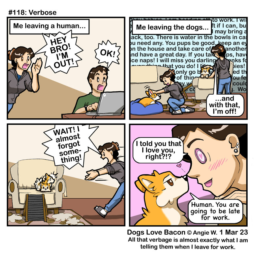 I Draw Comics About The Lives Of Four Rescue Dogs!