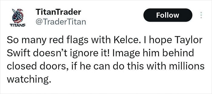 Social Media Is Warning Taylor Swift To &ldquo;Run&rdquo; From Travis Kelce After Super Bowl &ldquo;Red Flag&rdquo;