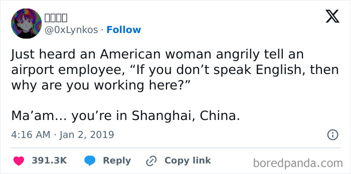 The Employee Knew English And Was Trying His Best To Get His Message Across