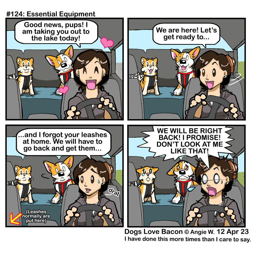 I Draw Comics About The Lives Of Four Rescue Dogs!