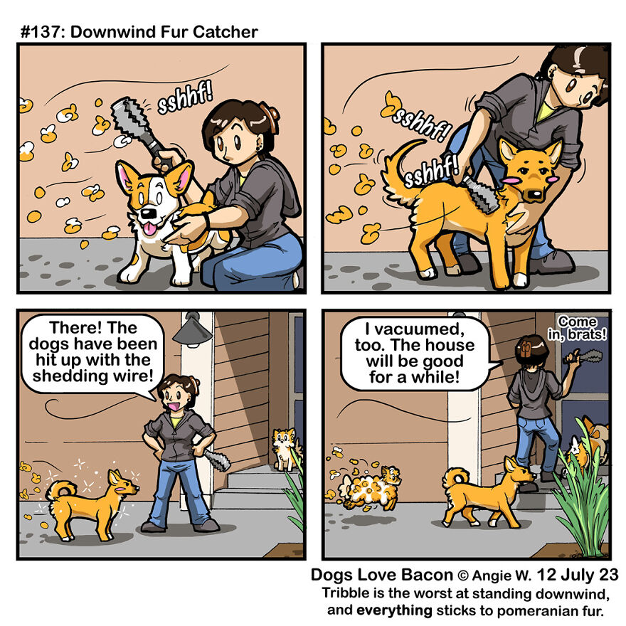 I Draw Comics About The Lives Of Four Rescue Dogs!