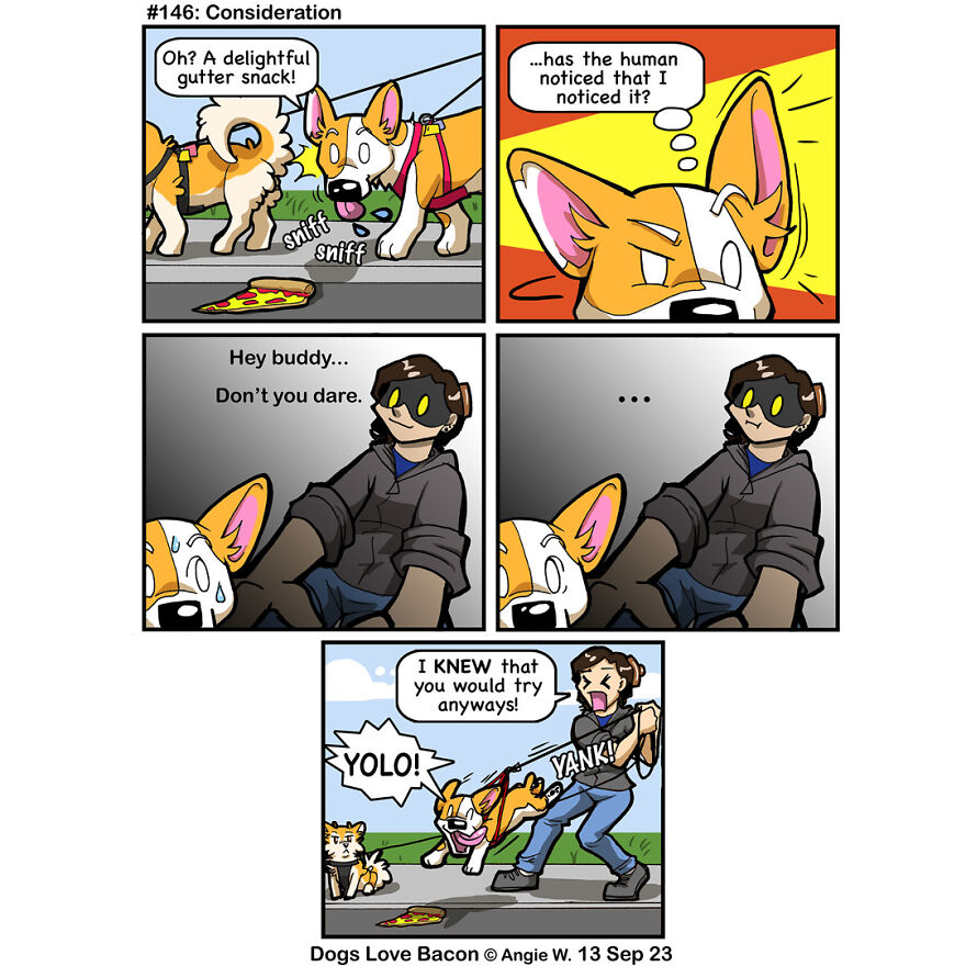 I Draw Comics About The Lives Of Four Rescue Dogs!