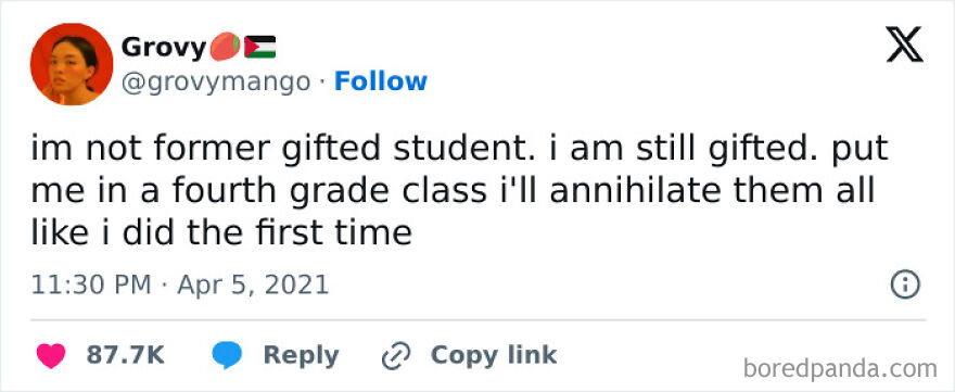 Serious Question- Is It, Idk, Tacky (??) To Include "Invited To Join West Jefferson Elementary's Gifted And Talented Program Every Year Of Elementary School Beginning In The Second Grade (1994-1997)" On Both My Resume *and* My Cover Letter, Or Should I Just Stick To The Resume? And How Many Times Do You Think Is Too Many Times To Bring It Up In The Interview?? @grovymango