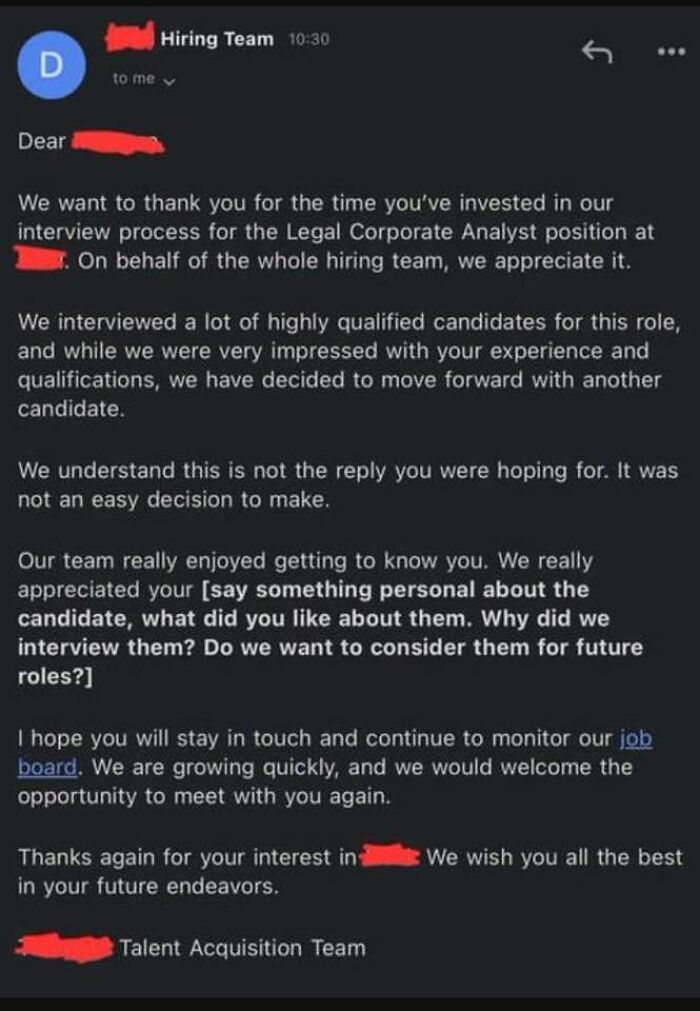 At Least They Replied And Let Them Know