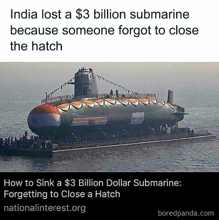 Definitely “Sunk” Some Hopes