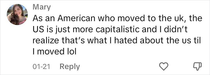 Woman Reveals How Moving From The UK To The USA Has Changed Her Life, Goes Viral