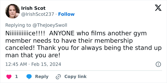 Joey Swoll Gets Influencer's Gym Membership Canceled After She Makes Fun Of Gym-Goer Joey Swoll Gets Influencer's Gym Membership Canceled After She Makes Fun Of Gym-Goer