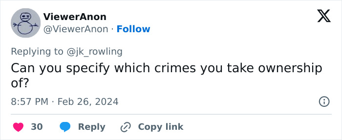 “This Is Not A Woman”: J.K. Rowling Posts Outrage Over News Headlines About Transgender Murderer “This Is Not A Woman”: J.K. Rowling Posts Outrage Over News Headlines About Transgender Murderer