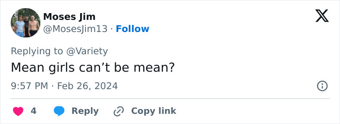 2024 Mean Girls Forced To Remove Joke After Lindsay Lohan Is Left &ldquo;Very Hurt And Disappointed&rdquo;