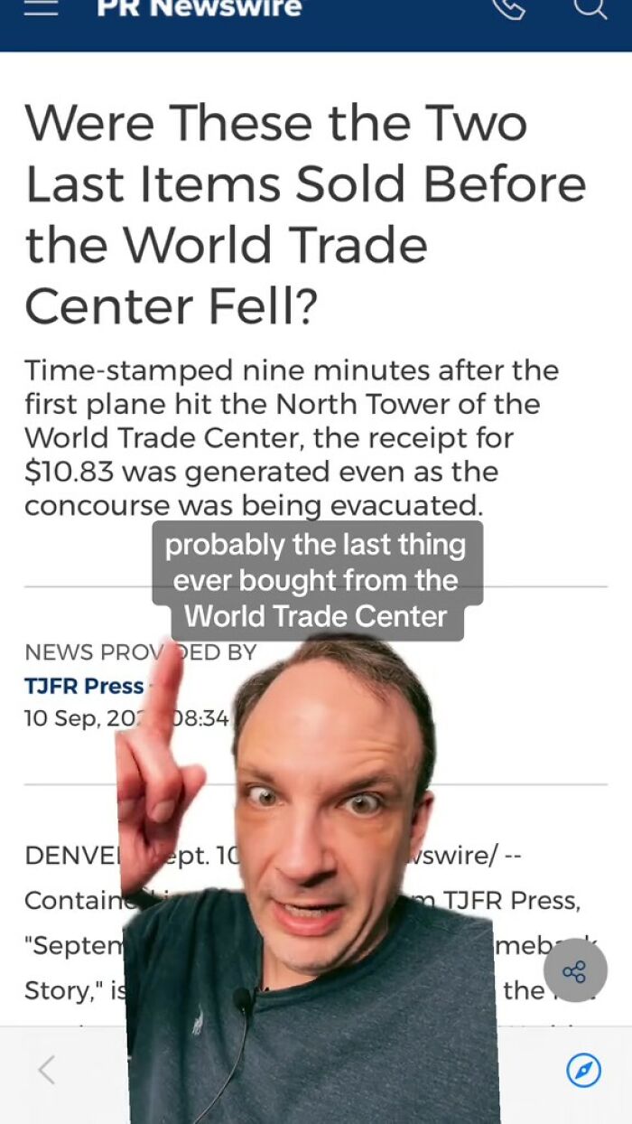 Shocking Revelation Of A Receipt Issued 9 Minutes After WTC Was Struck Has Boggled Netizens Minds Shocking Revelation Of A Receipt Issued 9 Minutes After WTC Was Struck Has Boggled Netizens Minds