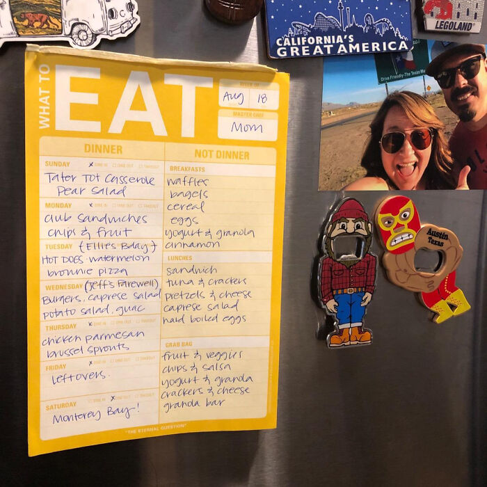 Mealtime Mastery: Knock Knock What To Eat Pad - Your Ultimate Companion For Effortless Meal Planning!