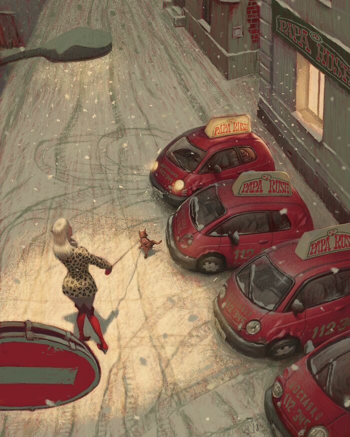 Artist Continues To Create Controversial Illustrations Full Of Hidden Messages (29 New Pics)