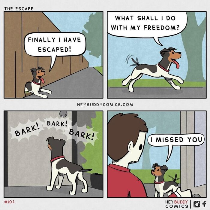 30 Heartwarming Comics That This Artist Created Inspired By His Dog (New Pics)