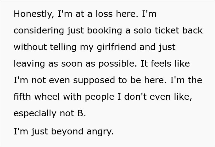 &ldquo;I Finally Learned The Truth&rdquo;: Man Considers Leaving GF On A Vacation Without Telling Her