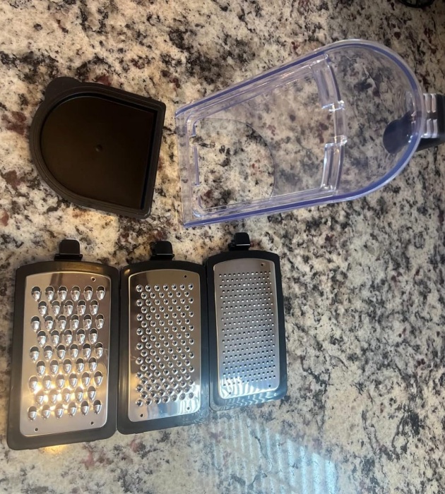 Grate It Or Hate It: The Multi-Purpose Cheese Grater With Garlic Mincer And Peeler