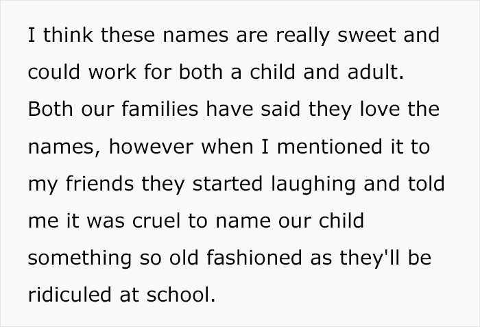 Couple Picked Traditional Names For Their Baby, Start Doubting Them When Friends Laugh At Them Couple Picked Traditional Names For Their Baby, Start Doubting Them When Friends Laugh At Them